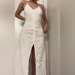 Aerie White Maxi Dress